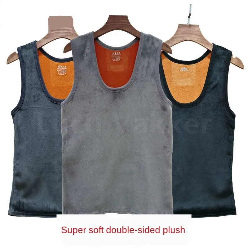 

Mens thermal shirt Heat Vest Thermal Underwear Men Thick Warm Slim Vest Tops Autumn Winter termica Comfortable Underwear tutku