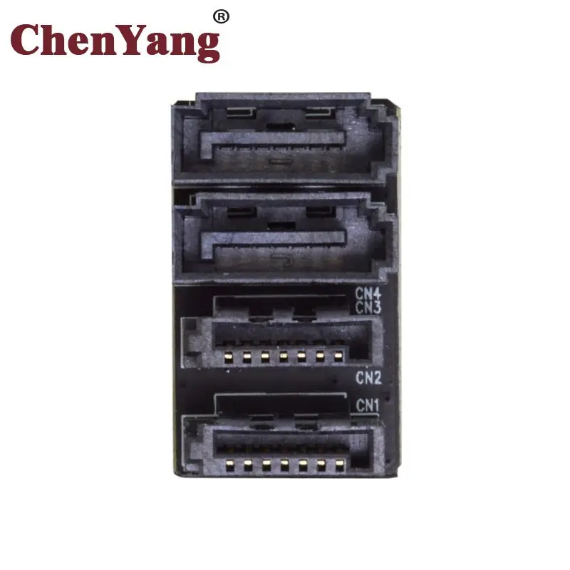 

Chenyang Dual SATA 7Pin Female to 7Pin Male 360 Degree Angled Adapter Low Profile for Desktops SSD HDD Mainboard Motherboard