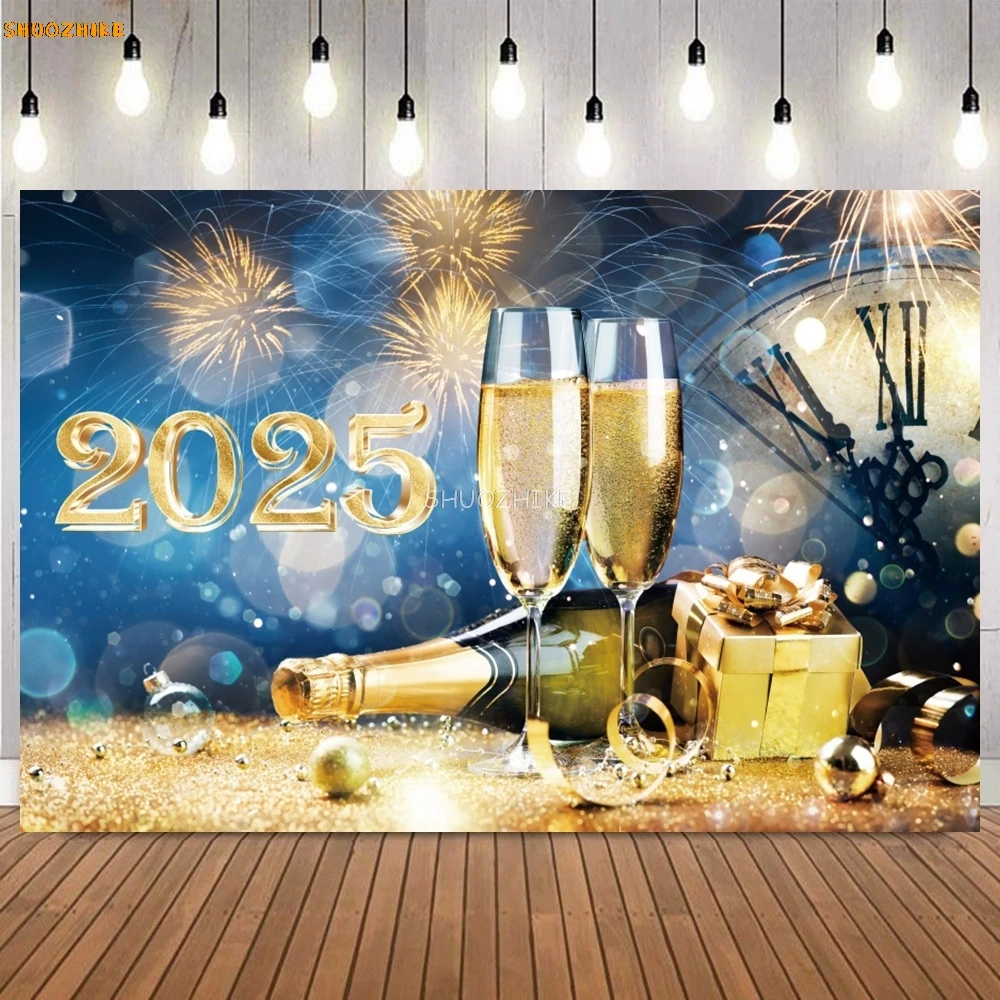 Фоновое полотно SHUOZHIKE Новый год 2025