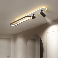 2022 new modern led ceiling lamps with spotlight for living room kitchen corridor indoor white strip acrylic ceiling chandeliers