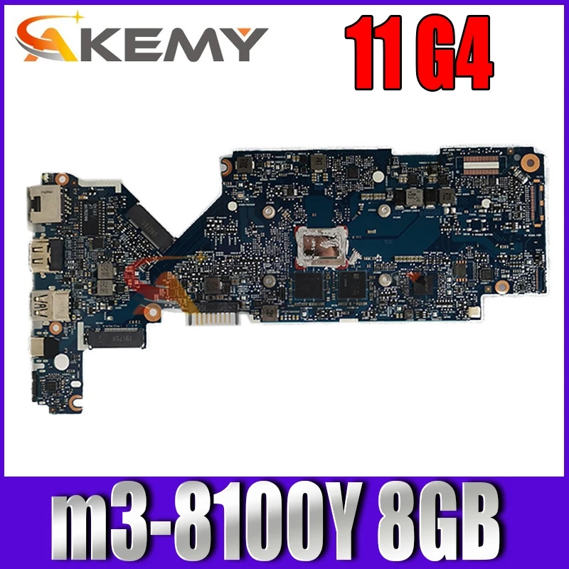 

AKEMY FOR FOR PROBOOK X360 11 G4 laptop motherboard mainboard 6050A3018901-MB-A01 L58568-601 m3-8100Y 8GB tested 100%