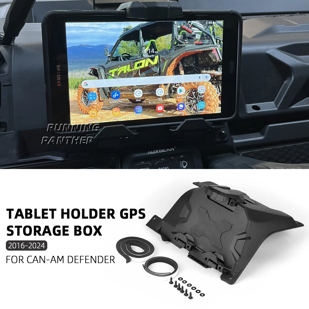 Для Can-Am Defender HD10 HD8 HD5 Max 2016-2022 держатель телефона GPS Органайзер коробка для хранения