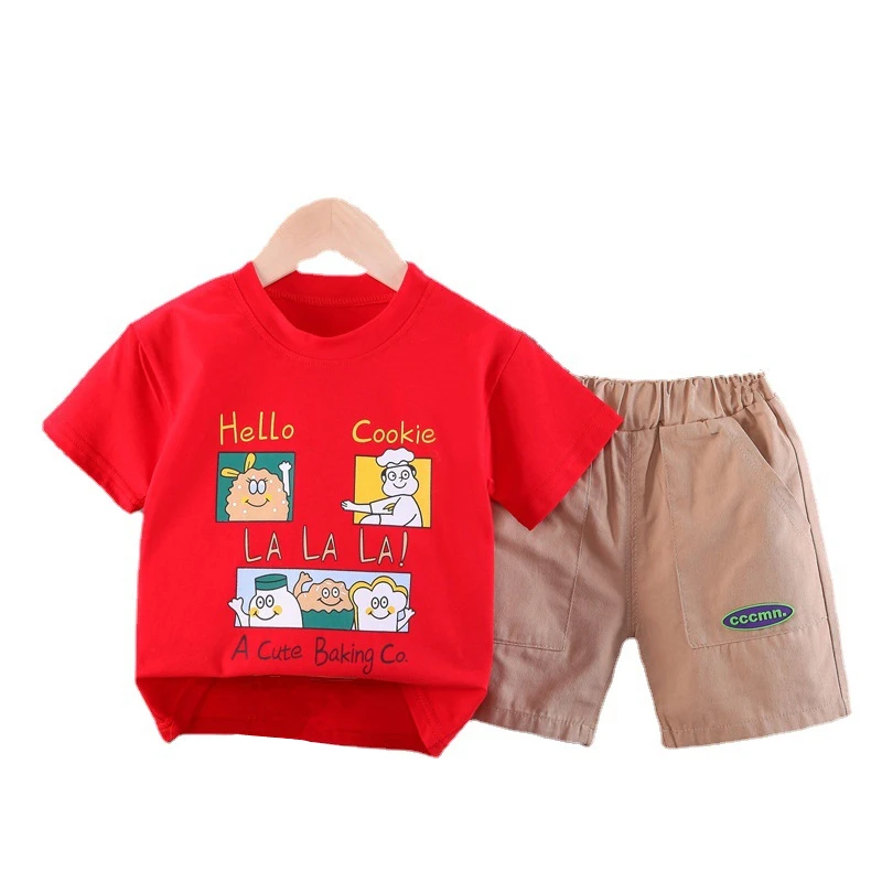 

New Summer Baby Clothes Suit Children Boys Girls Sports T-Shirt Shorts 2Pcs/Sets Toddler Fashion Casual Costume Kids Tracksuits