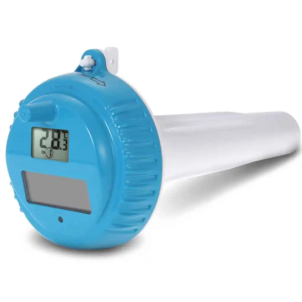 

Solar Wireless Swim SPA Pool Thermometer Digital Swimming Float Temperature Meter Indoor and Outdoor Pool Thermometer