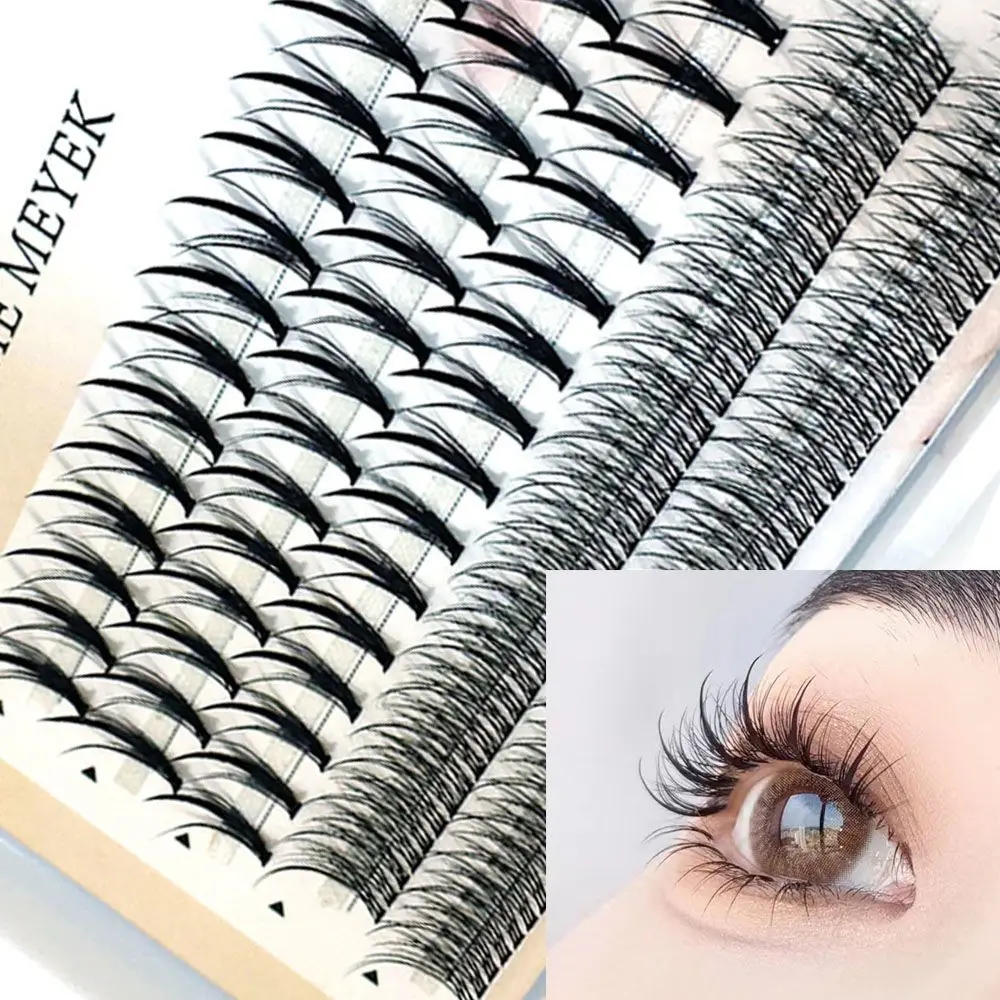 

5 линий, ресницы для макияжа, «сделай сам», пушистые драматические смешанные стили, Индивидуальные ресницы, густые сэндвич и рыбий хвост, нак...