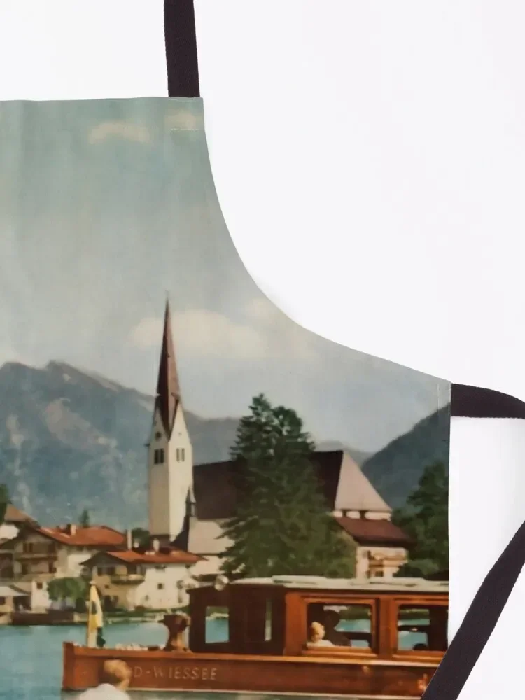 Классический фартук Tegernsee Bayerische Alpen в стиле ретро кухонная одежда женские