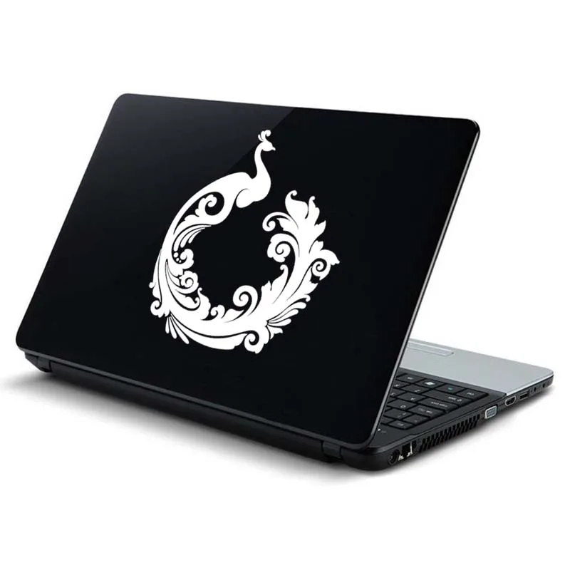 Peacock Vinyl Laptop Sticker for Macbook Pro 14 16 Retina 12 15 Air 11 13 Inch Mac Top Cover Skin Dell Notebook Decal Decoration