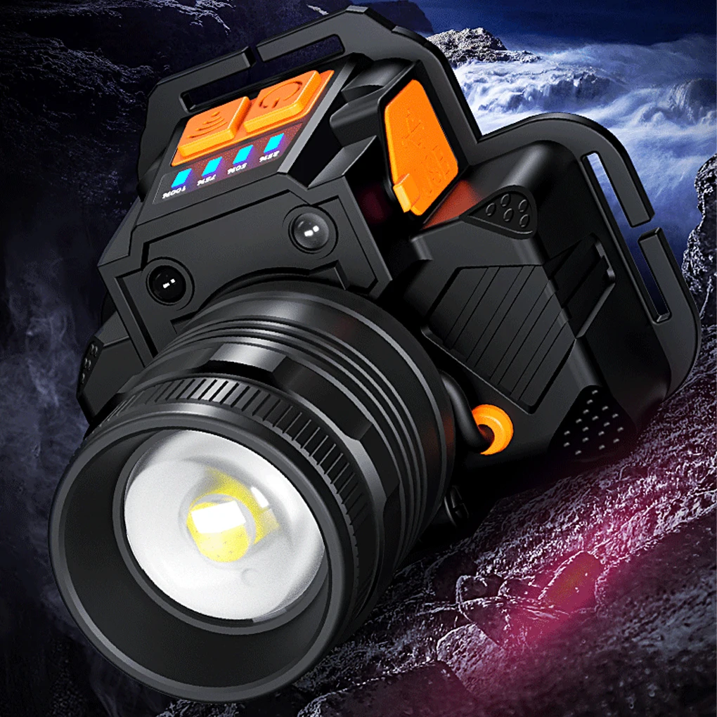 

Women Waterproof High Brightness Headlamp Hiking Traveling Night Fishing Running Head Torch Headlight Outdoor Equipment
