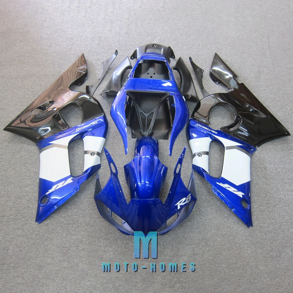 

Prime Fairing Kit for Yamaha YZF R6 1998 1999 2000 2001 2002 Blue Black Fairings Set YZFR6 98 99 00 01 02 Motorcycle Accessories