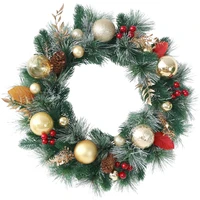 christmas wreaths christmas pendant decorative rattan doll christmas wreaths for front door holiday festival wall decor