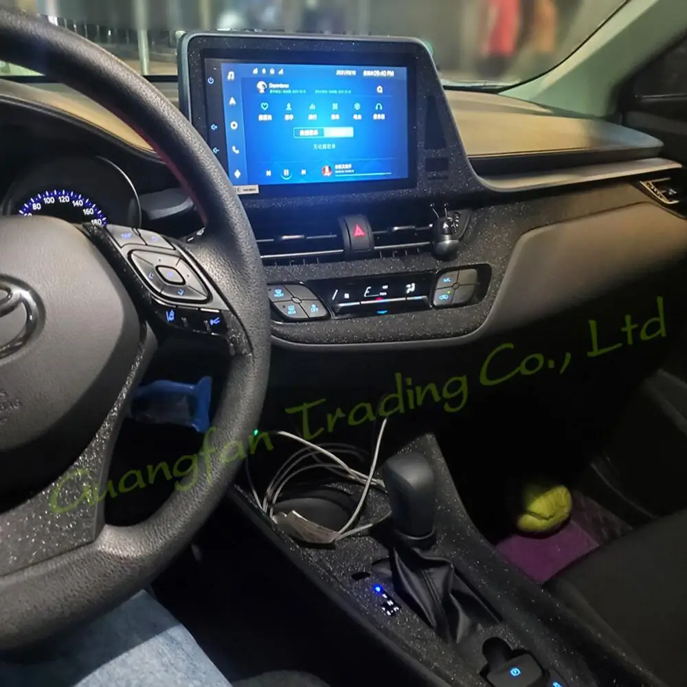 

For Toyota IZOA CHR 2020-2021 Car-Styling 3D/5D Carbon Fiber Car Interior Center Console Color Change Molding Sticker Decals