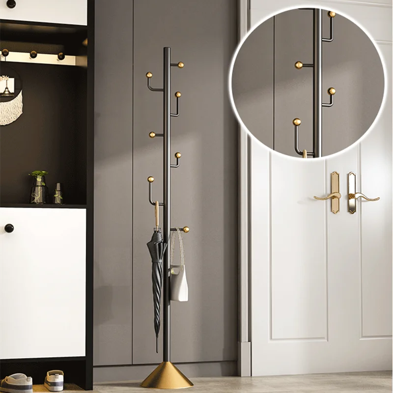 Вешалка для прихожей металлическая вешалка пальто стойка одежды
