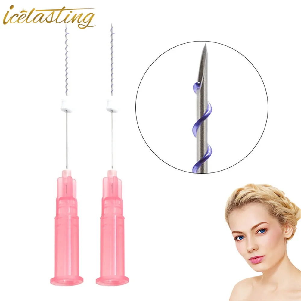 Корейская пластиковая хирургия PDO PLLA моно-винтовая моно-основа для лица подтяжка