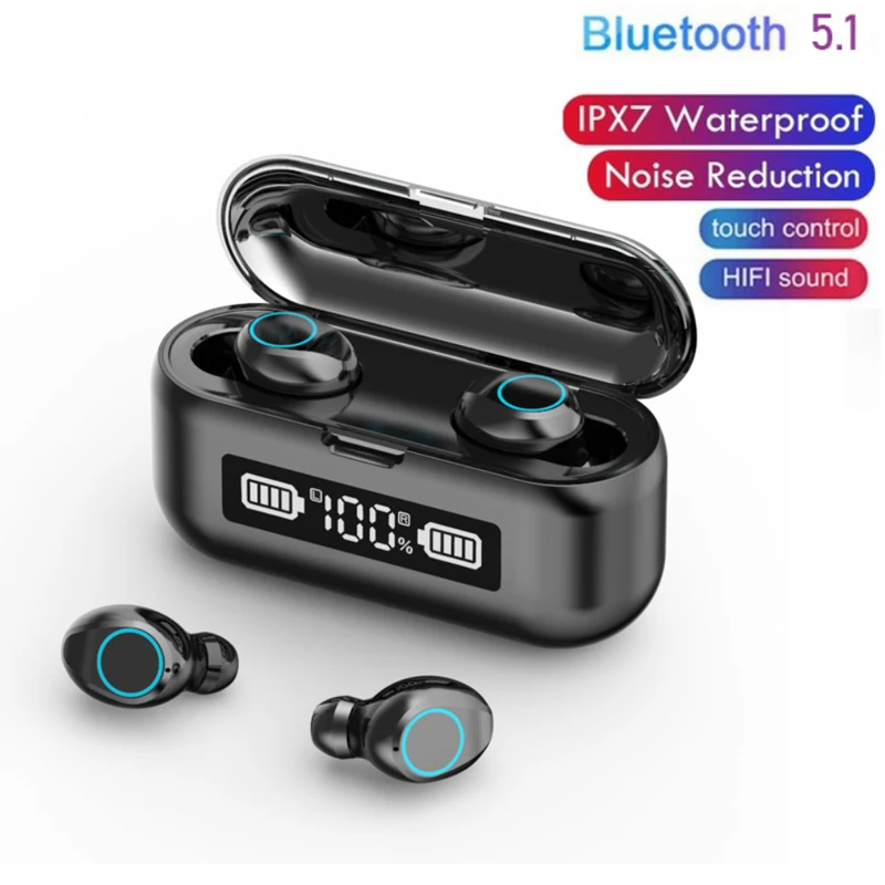 

Беспроводные Bluetooth-наушники, мини-наушники TWS, шумоподавляющие наушники с зарядным боксом, спортивные Игровые наушники для телефона