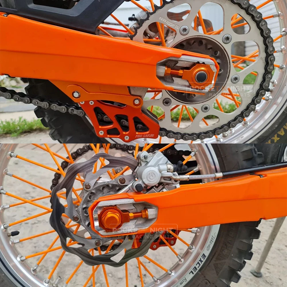 Фото Регулятор цепи ползунок для Husaberg TE 125 250 300 FE 350 390 450 501 570 FC 250 TC 85 TX125 блок регулятора задней оси мотоцикла №2