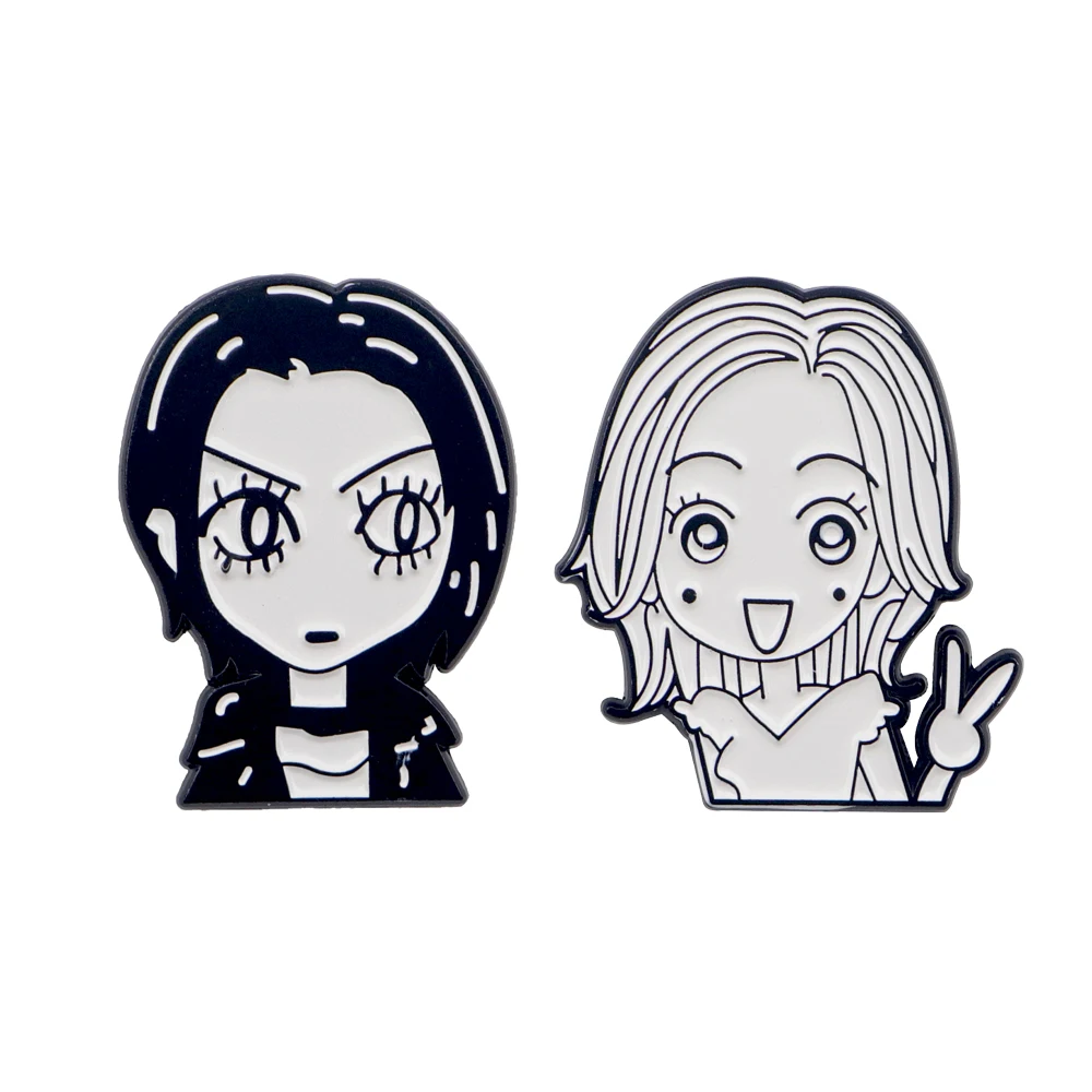 Эмалированная брошь в японском стиле для рюкзака