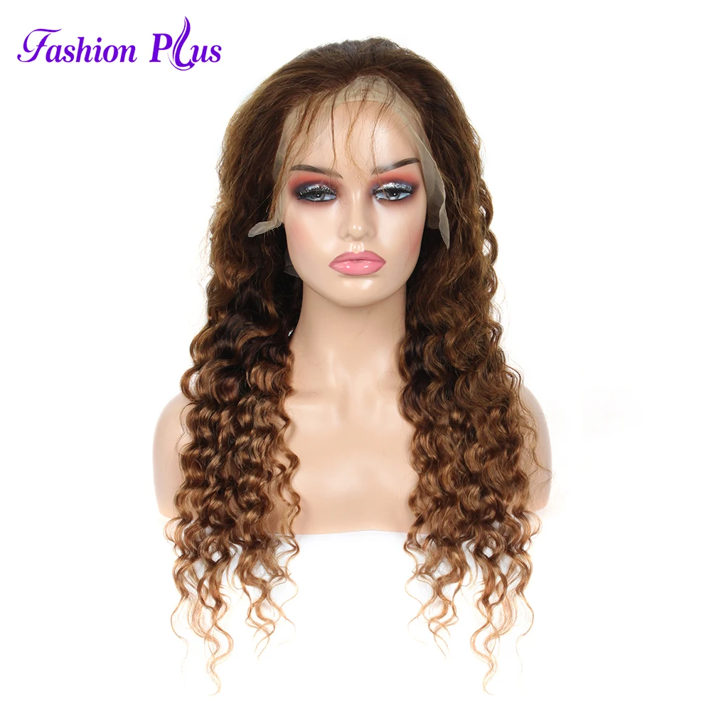 

13X4 свободные волнистые кружевные передние человеческие волосы парики шоколадный коричневый HD кружевной передний al парик для черных женщин...