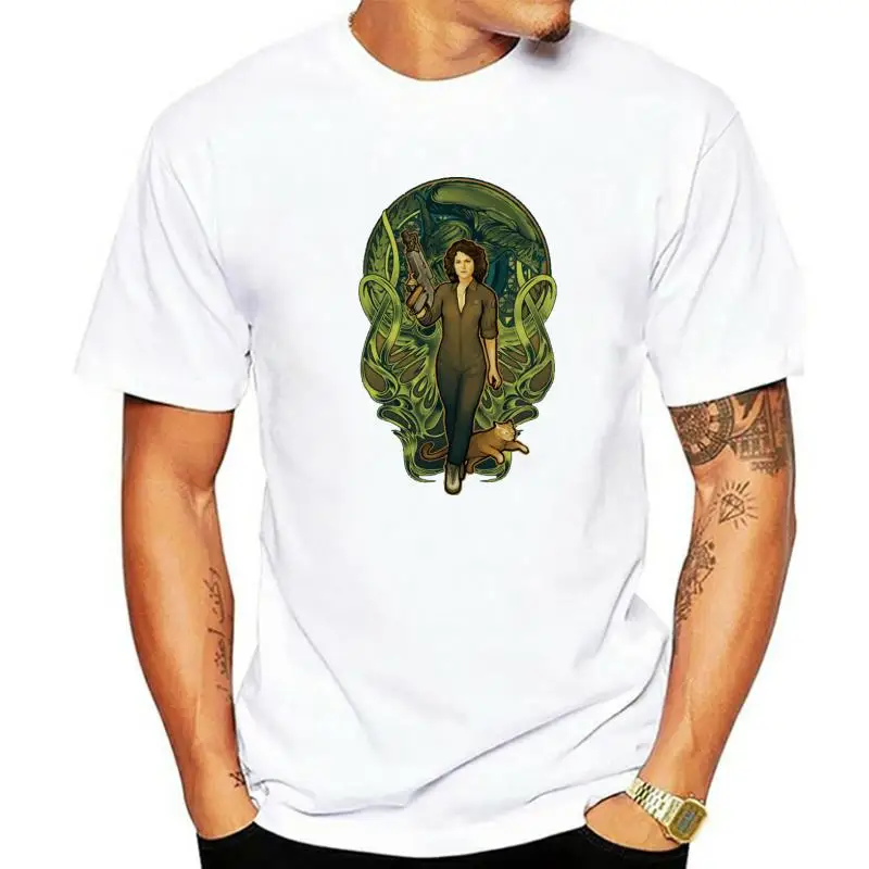 

Женская футболка с изображением инопланетянина Эллен Рипли сильная женщина значок девушка сила феминизм искусство печать девушка футболк...