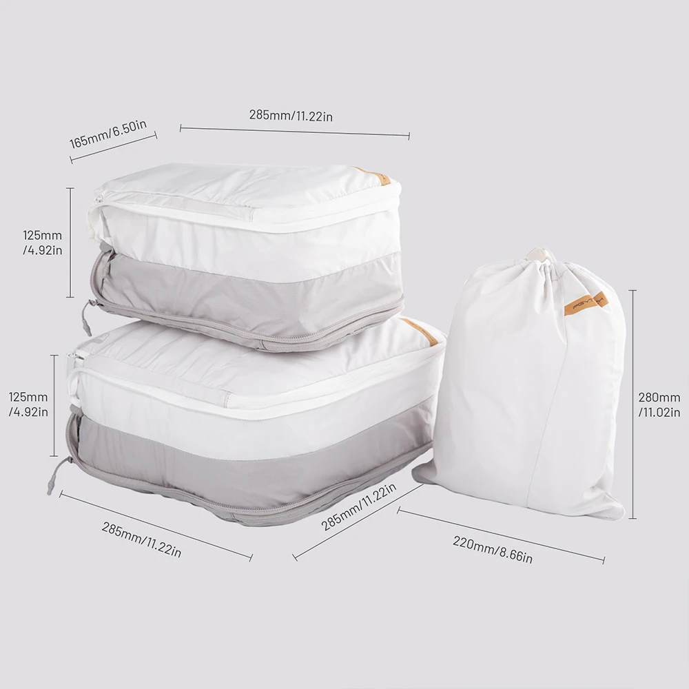 PGYTECH Набор для хранения одежды дорожные сумки-органайзеры фотографий чемоданы и