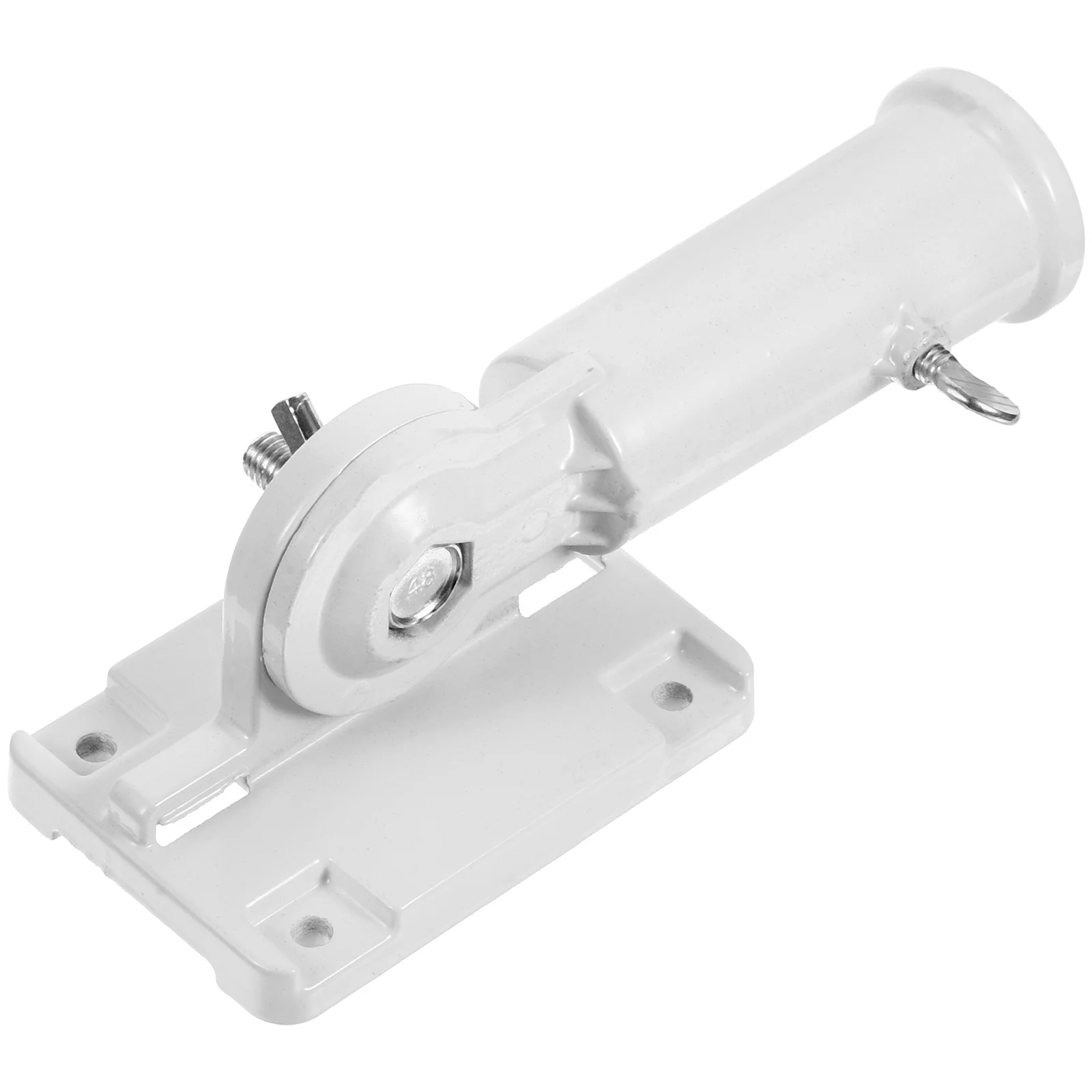 

Outdoor Flagpole Holder Garden Adjustable Telephone Bracket Aluminum Alloy Mount Mounting Base