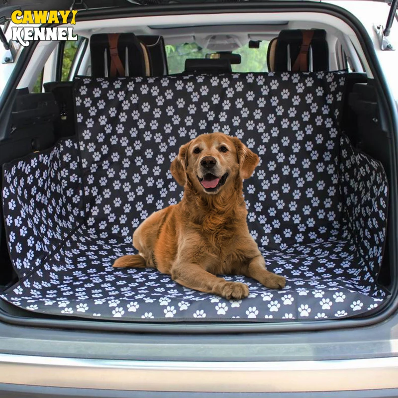 

CAWAYI KENNEL Pet Carriers Dog Car Seat Cover Trunk Mat Cover Protector Carrying For Cats Dogs transportin perro autostoel hond