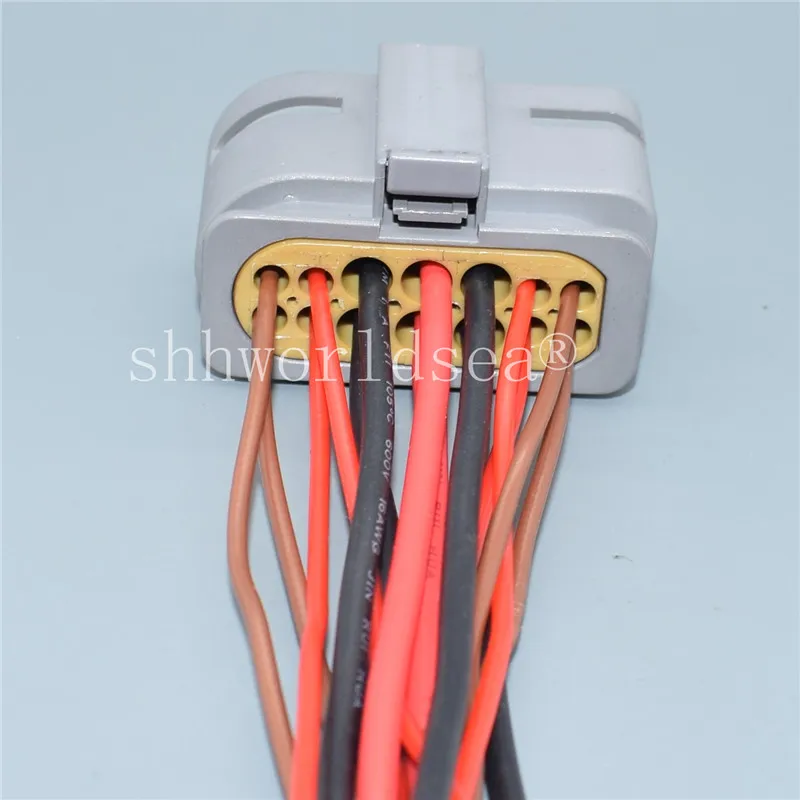 Shhworldsea 1 комплект 14 контактов 5 мм 3 корпус кабеля для сборки автомобиля жгут