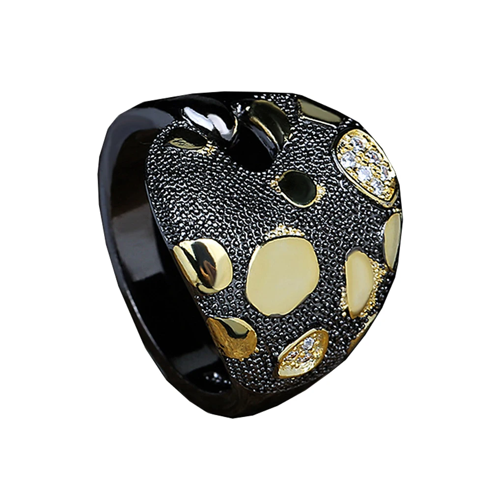 Уникальный Женский креативный набор ювелирных изделий из черного золота с