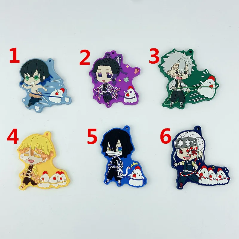 

Demon Slayer Kimetsu no Yaiba Anime Acrylic Keychain Key Ring Race Straps Cosplay