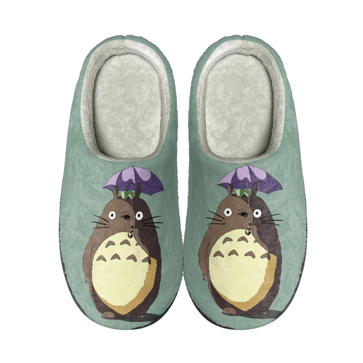 

My Neighbor Totoro Women Home Slippers Cartoon Indoor Bedroom Couple Cotton Slipper Autumn Winter Warm Comfy Footwear Drop Ship