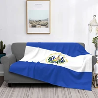 el salvador flag blanket bedspread ultra soft warm quilt sofa bed fleece bedding travel fluffy decor