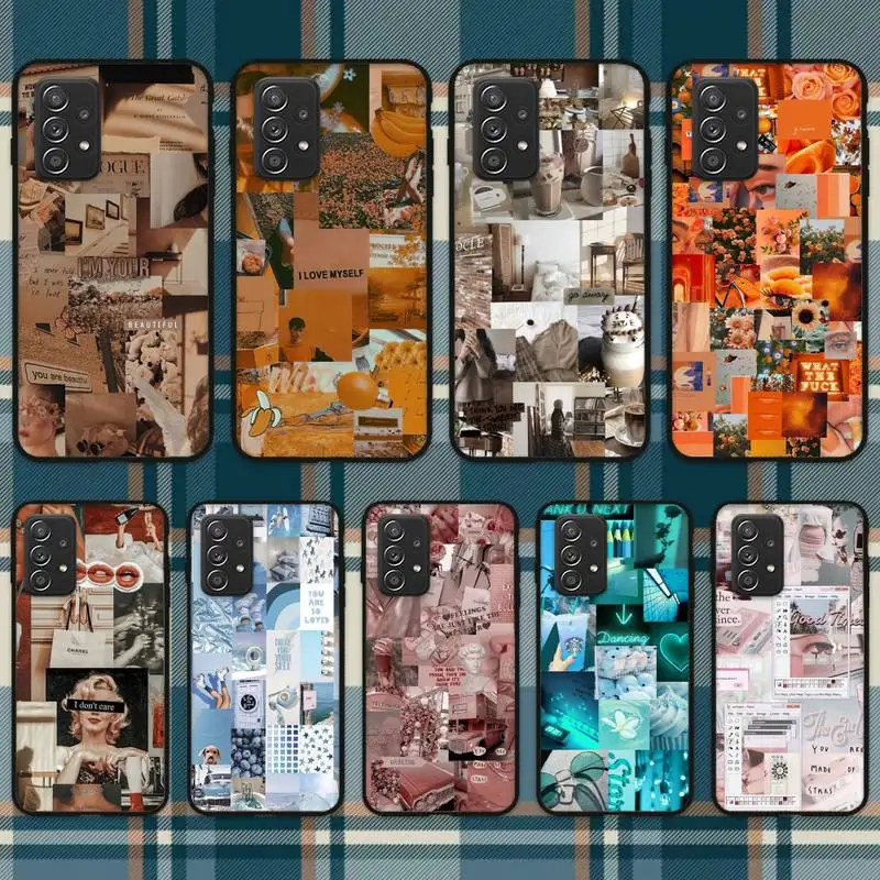 ZORORO эстетический коллаж телефонный чехол для Samsung Galaxy A02 A12 A21 A22 A32 A41 A42 A51 A71 A72 |