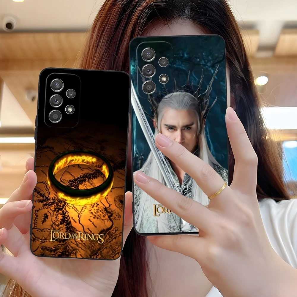 Чехол для мобильного телефона Rings Lord Color Samsung Galaxy A91 73 71 70 54 53 52 34 24 23 21 S 5G Черный