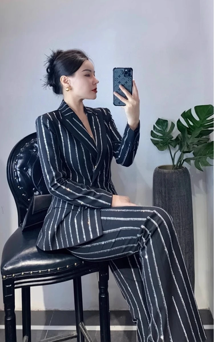 Новые весенне-осенние офисные женские брендовые пальто для девочек комплекты