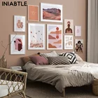 Абстрактная Геометрия воздушный шар пейзаж фотографии плакаты Печать Искусство Холст Картина скандинавские настенные картины для декора гостиной