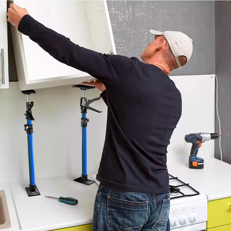 Телескопический опорный стержень деревянный подъемник для подвесного шкафа