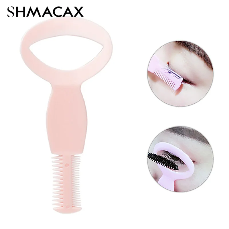 Пластиковая кисть-аппликатор 2 в 1 новинка направляющая для туши ресниц