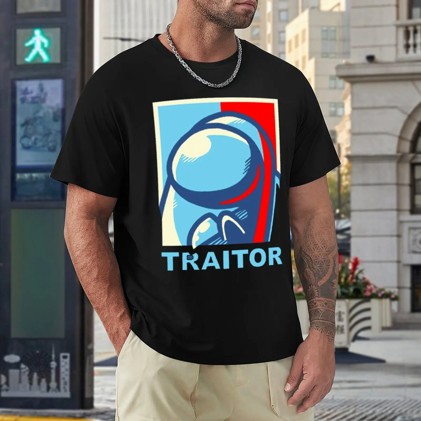 

Top Tee 452. Traitor Classic Activity Competition USA Size Vintage