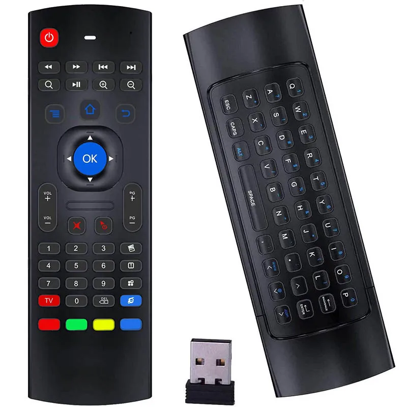 

MX3 Air Mouse Mini Keyboard Wireless Remote 2.4G Multifunctional Fly Mouse with Infrared Learning for Android Smart TV Box