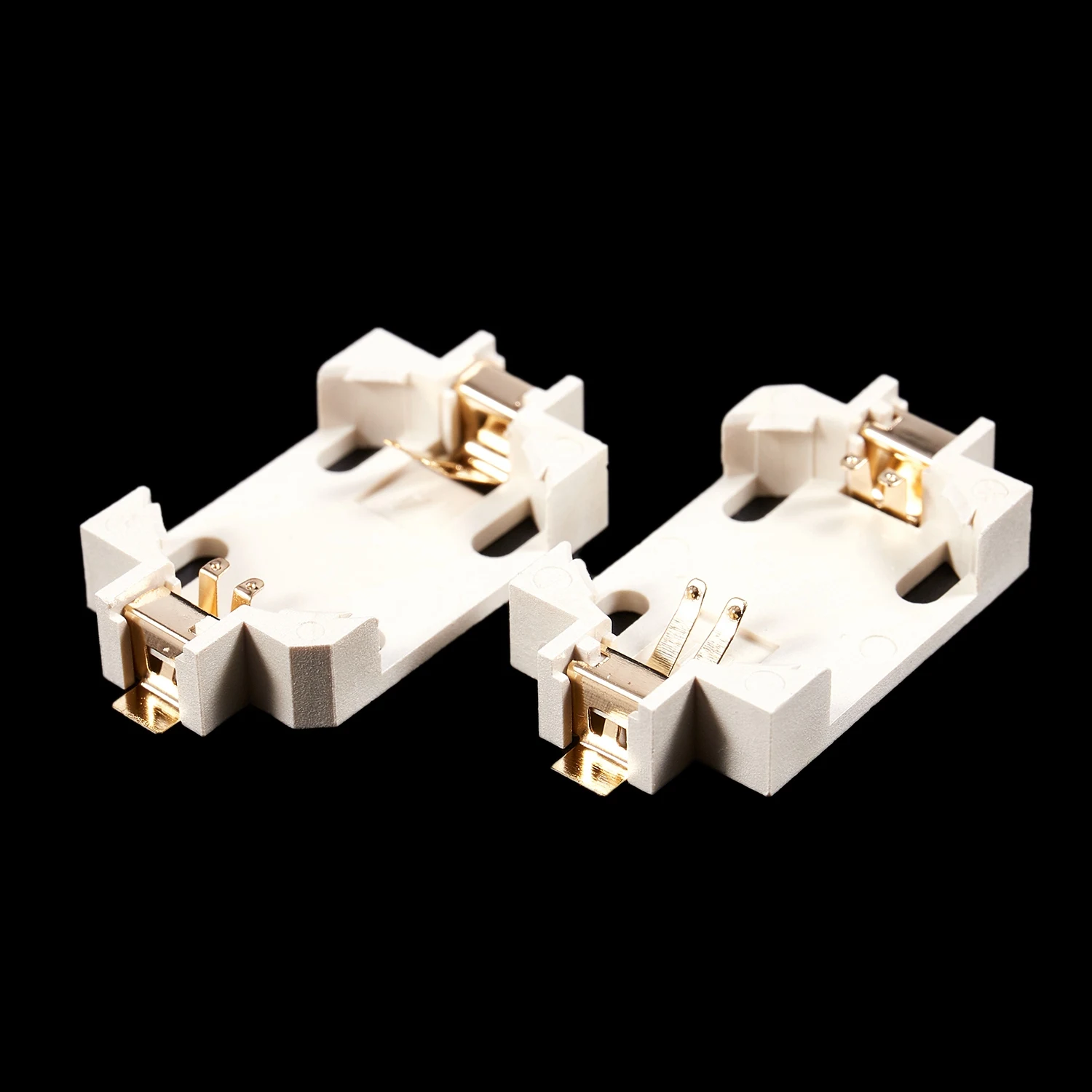 Белый корпус CR2032 SMD держатель для батарейки с кнопкой 20 шт. чехол гнездом