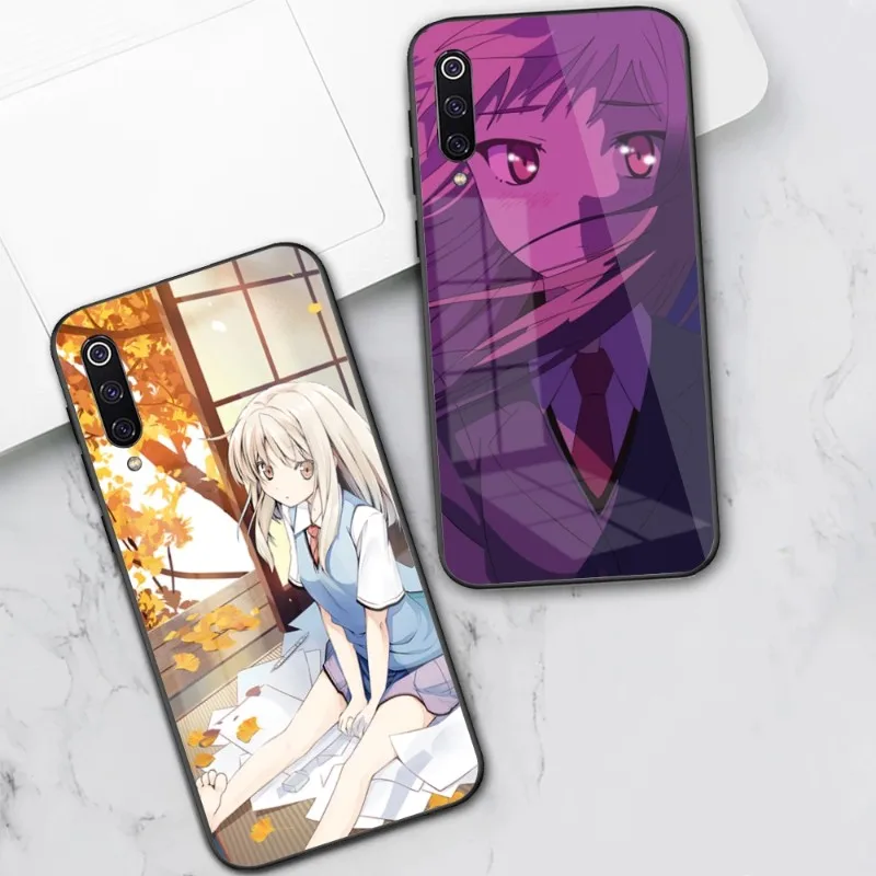 Чехол для телефона Shiina Sakurasou для Xiaomi 12, 11T, 10, 9, Redmi Note 11, 10, 10S Pro, Redmi 9, 9A, 8, черный стеклянный чехол для телефона из поликарбоната