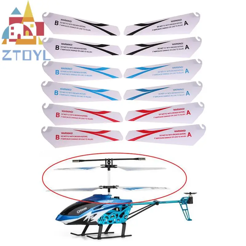 

4Pcs/pack 7.2/9CM Spare Blades Fans For R/c Mini Helicopter CH002 CH023 Drone Copter Toys Spare Parts Accessories RC Toy Parts