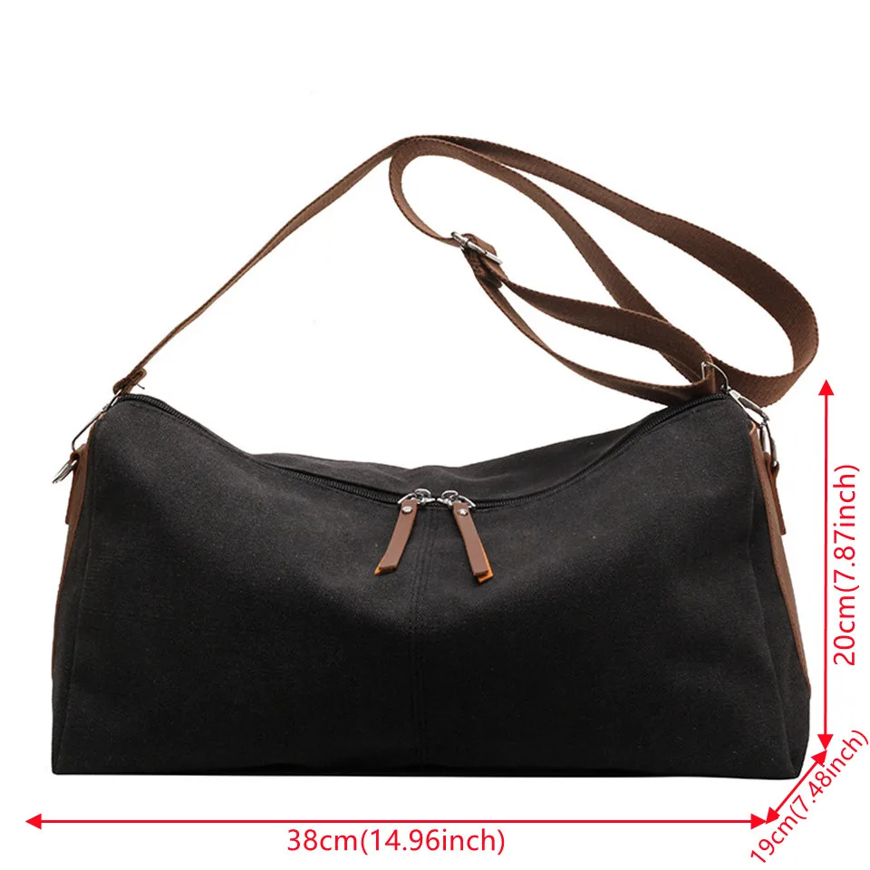 Women Canvas Shoulder Bag Travel Lady Designer Tote Handbag Shopper Top-handle Crossbody Bag Shoulder Bag