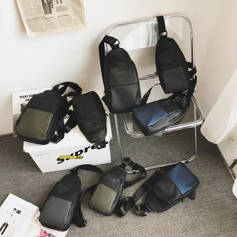 New Leisure men's Chest Fashionable Shoulder Bag Package Inclined bag Waterproof Outdoor Small Backpack Chest