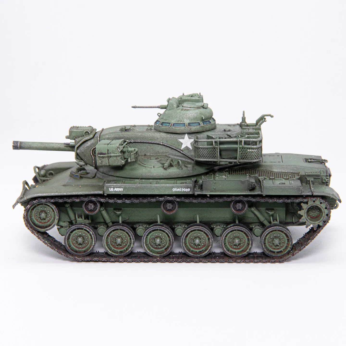 Фото Масштабная модель AM 1:72 из смолы # Модель основного боевого танка 53 M60A2, военная техника, классические игрушки, подарки, сувениры, статическая модель для демонстрации №5