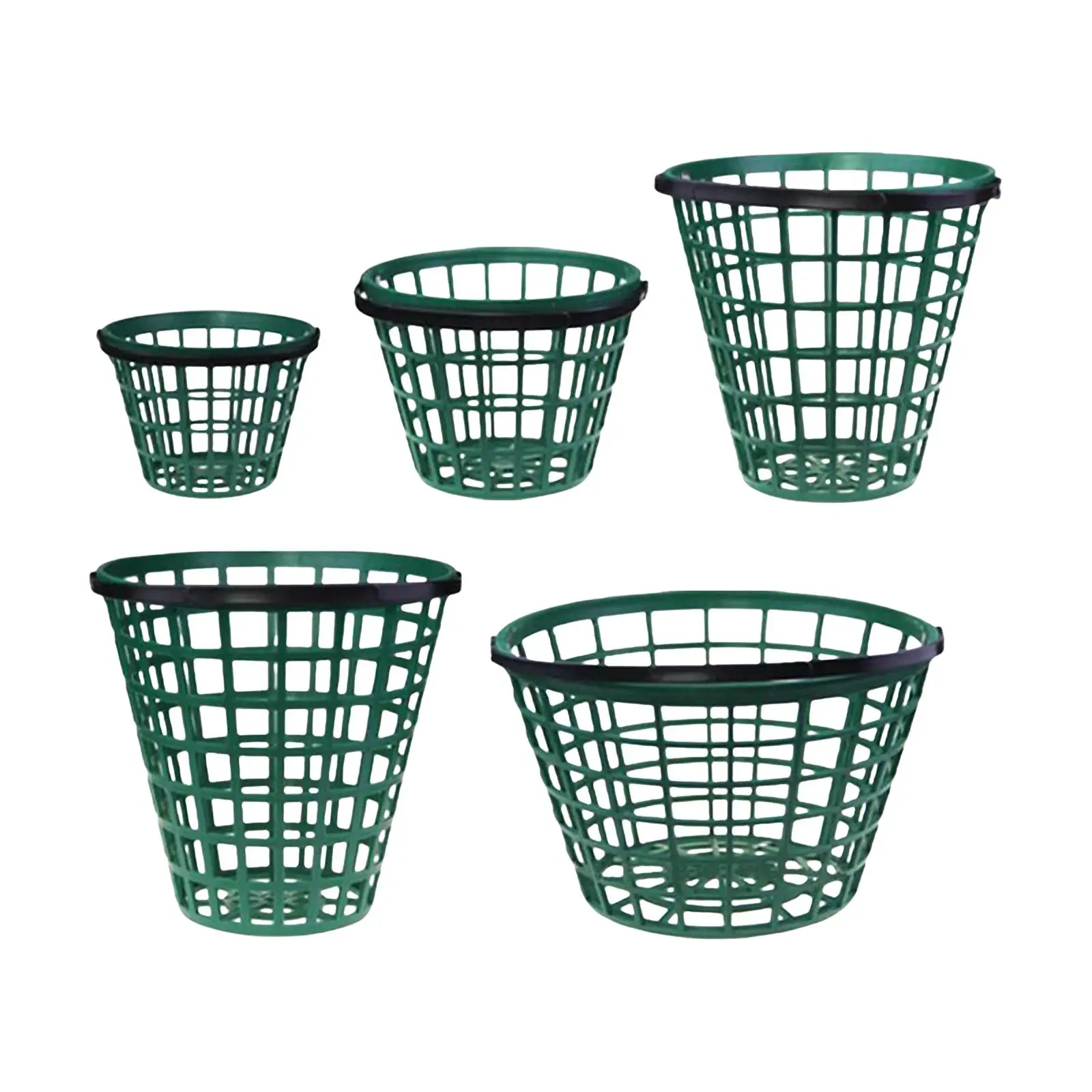 

5 Pieces Golf Ball Basket Lightweight Golf Range Balls Carrying Bucket