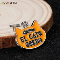 new cat dog id tag custom free engraving personalized dog collar pet charm name pendant bone necklace collar puppy diy accessory