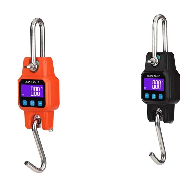 

300Kg/50G Smart Crane Scale Rechargeable Portable Hanging Hook Scales W/ 4.0 BT USB For Industrial Hook Scale