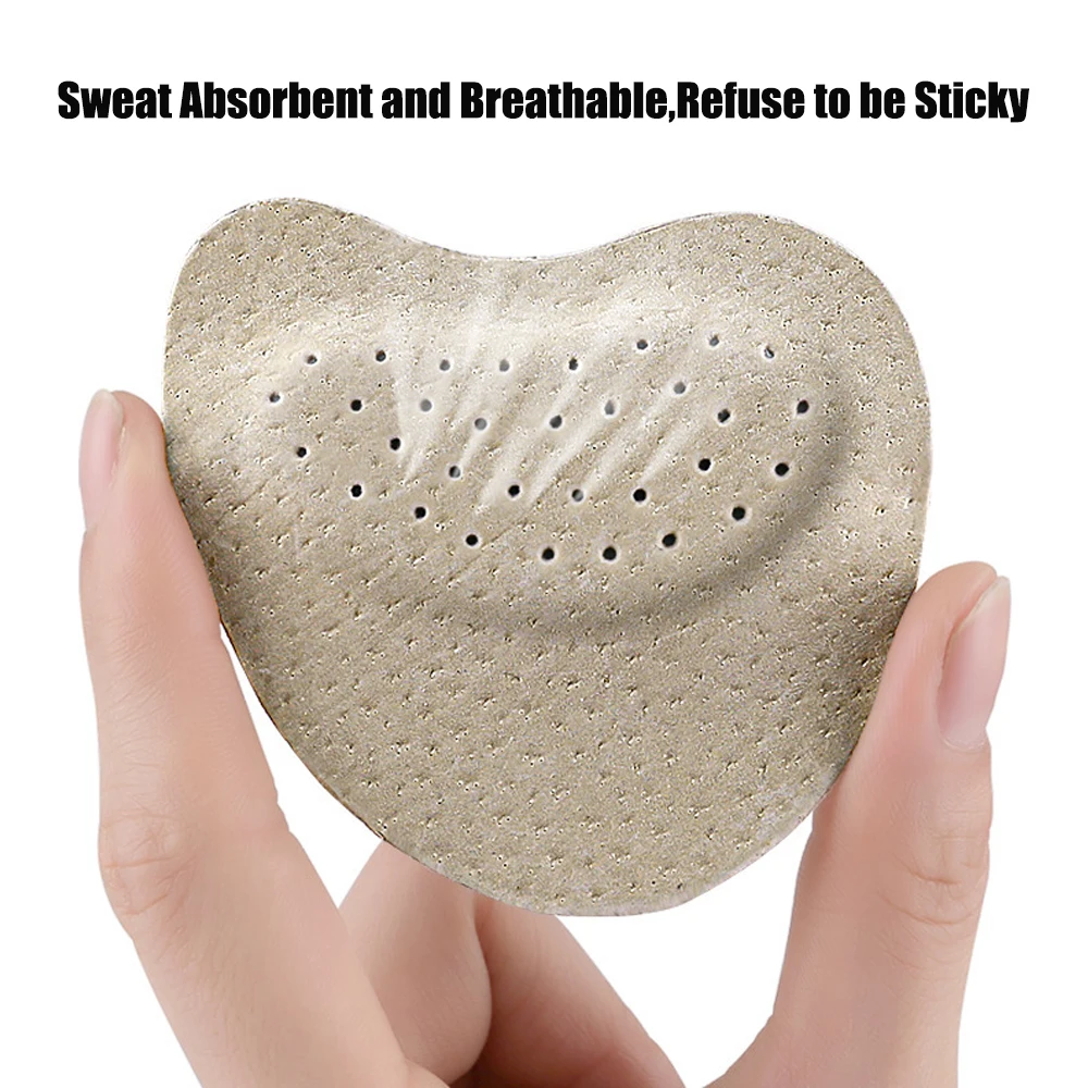 Forefoot Cushion Pads for Women Sandals High Heels Insert Leather Non-slip Insoles for Shoes Adhesive Sticker Anti Slip Foot Pad