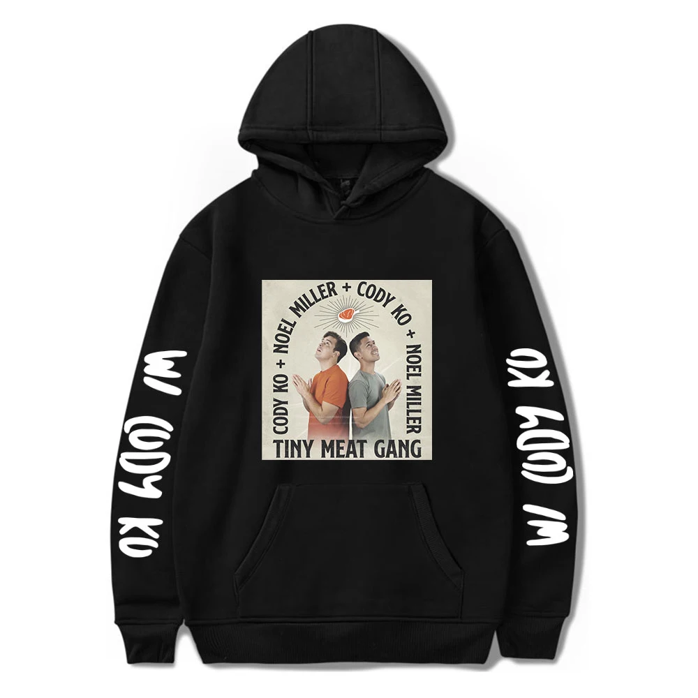 

Cody Ko Men Women Fleece Sweatshirt Harajuku Printed Loose Tops Warm Pullovers Letter Pattern Fashion Autumn and Winter Hoodies
