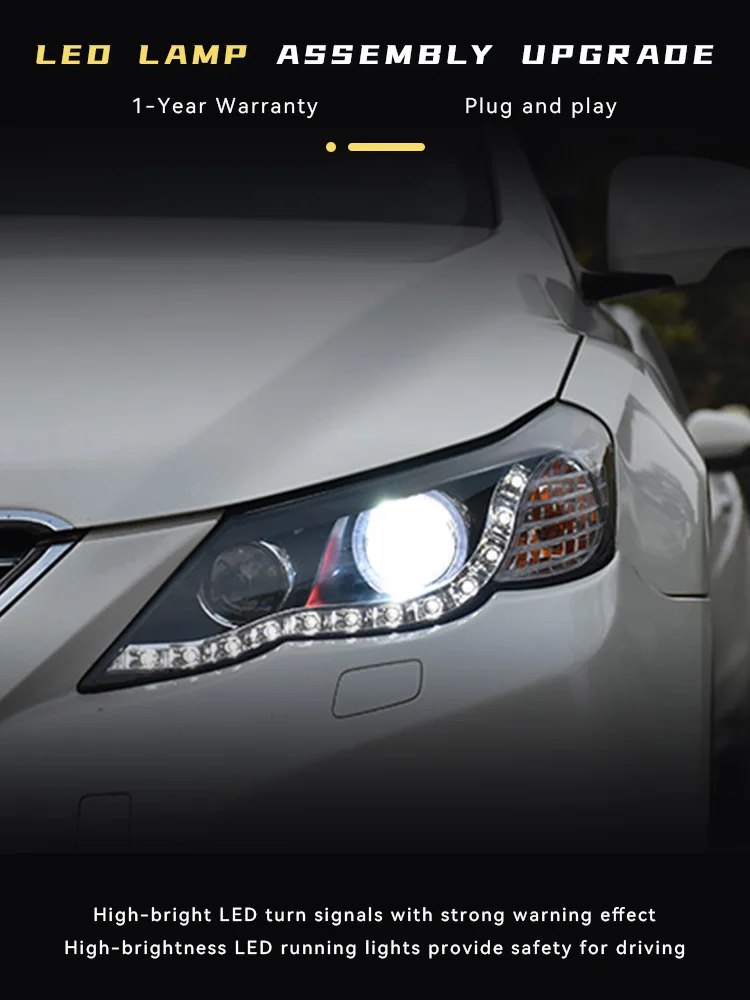 Автомобильные фары для Toyota Mark X Reiz 2010 2011 2012 фара светодиодный DRL линза проектора
